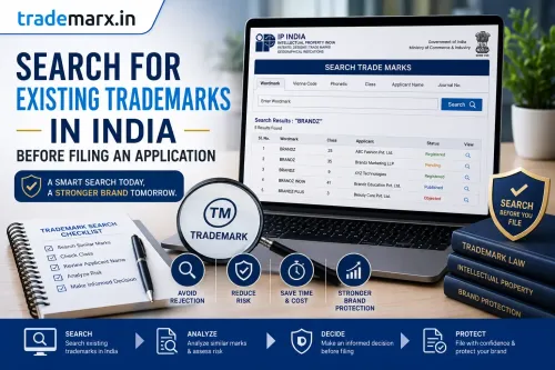 Search for Existing Trademarks in India Before Filing an Application